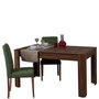 Hanah Home Mesa de comedor extensible Bois - Walnut